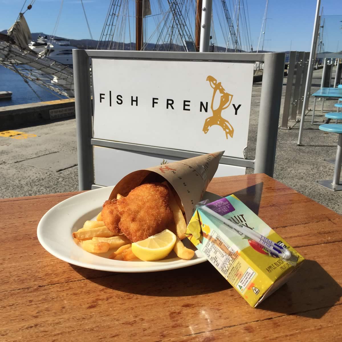 School holiday special September/October 2020 – Shark Attack kid’s fish and chips with a Fruit Box for $7.50